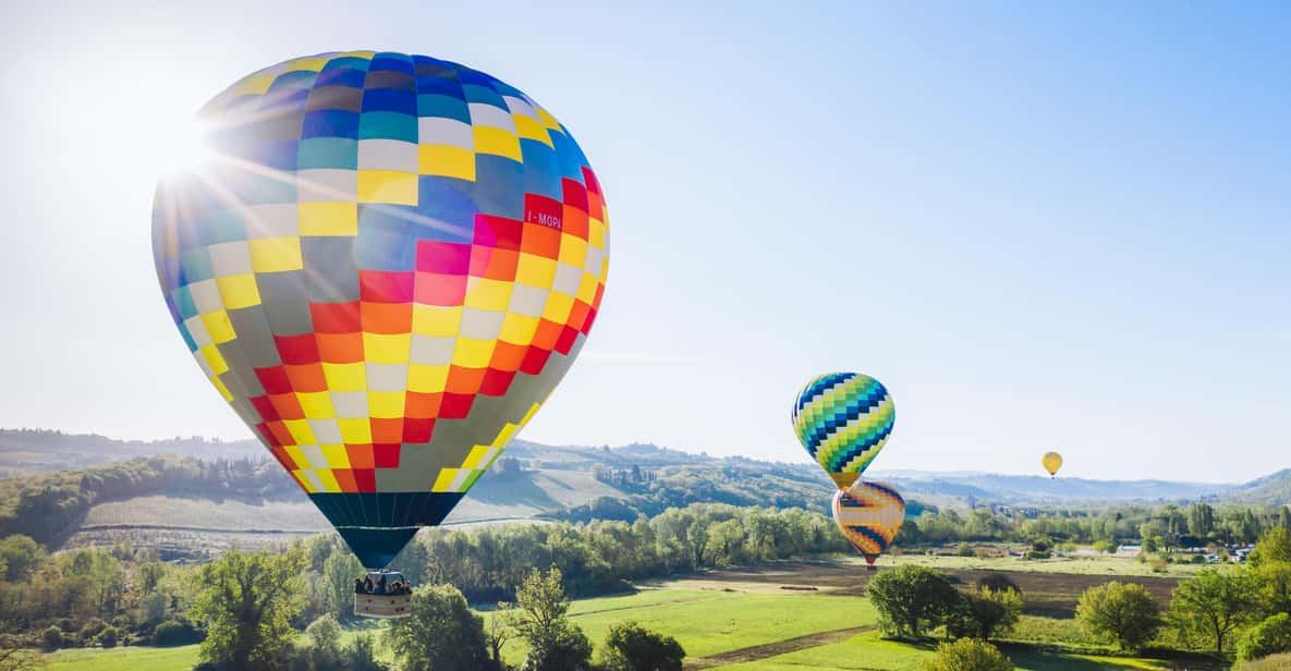 Hot Air Balloon, Pienza, Montalcino, Val Dorcia - Booking Process