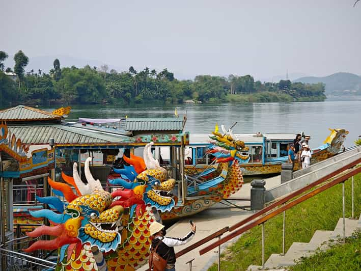 Hue: Private Dragon Boat, Thien Mu Pagoda & Minh Mang Tomb - Transportation and Convenience