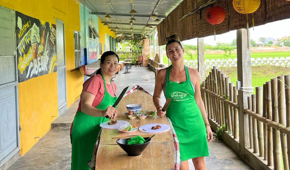 Hue: Thanh Toan Bridge Motorbike Tour With Cooking Class - Cooking Class Experience