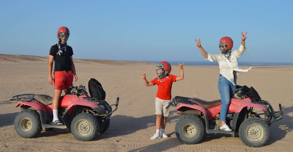 Hurghada: Quad Bike Safari, Camel Horse Ride, Dinner & Shows - Itinerary Highlights