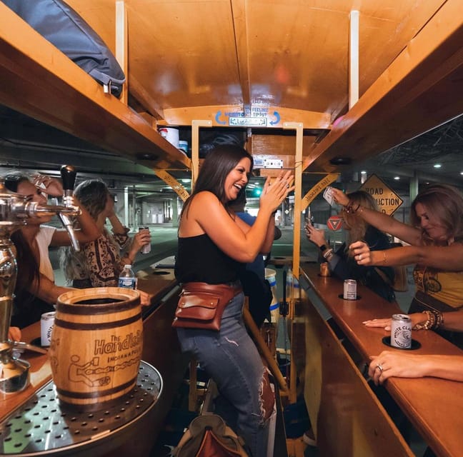 Indianapolis: Open-Air Pedal Pub Tour With Local Drinks - Inclusions and Food Options