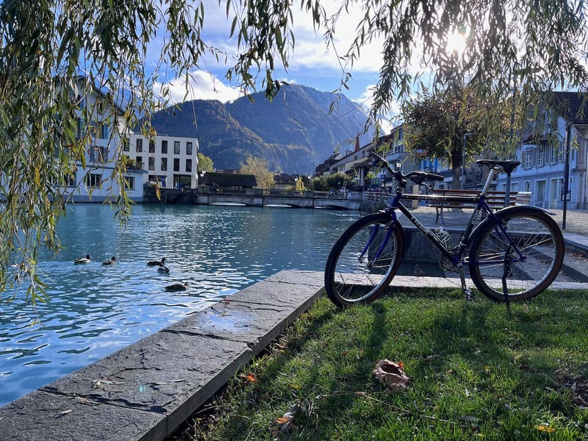 Interlaken: Bike Tour With Rivers, Lakes, and Hot Chocolate - Scenic Routes and Attractions