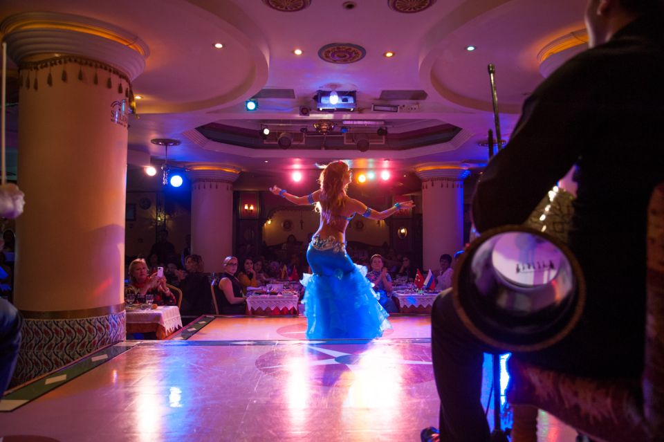 Istanbul: Belly Dancing, Show, & Dinner at Sultana's Ticket - Dining Options and Menu