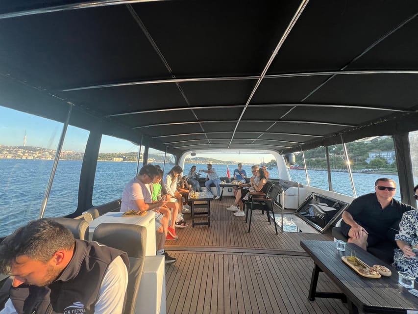 Istanbul: Bosphorus Cruise by Yacht at Daytime or Sunset - Onboard Amenities and Services