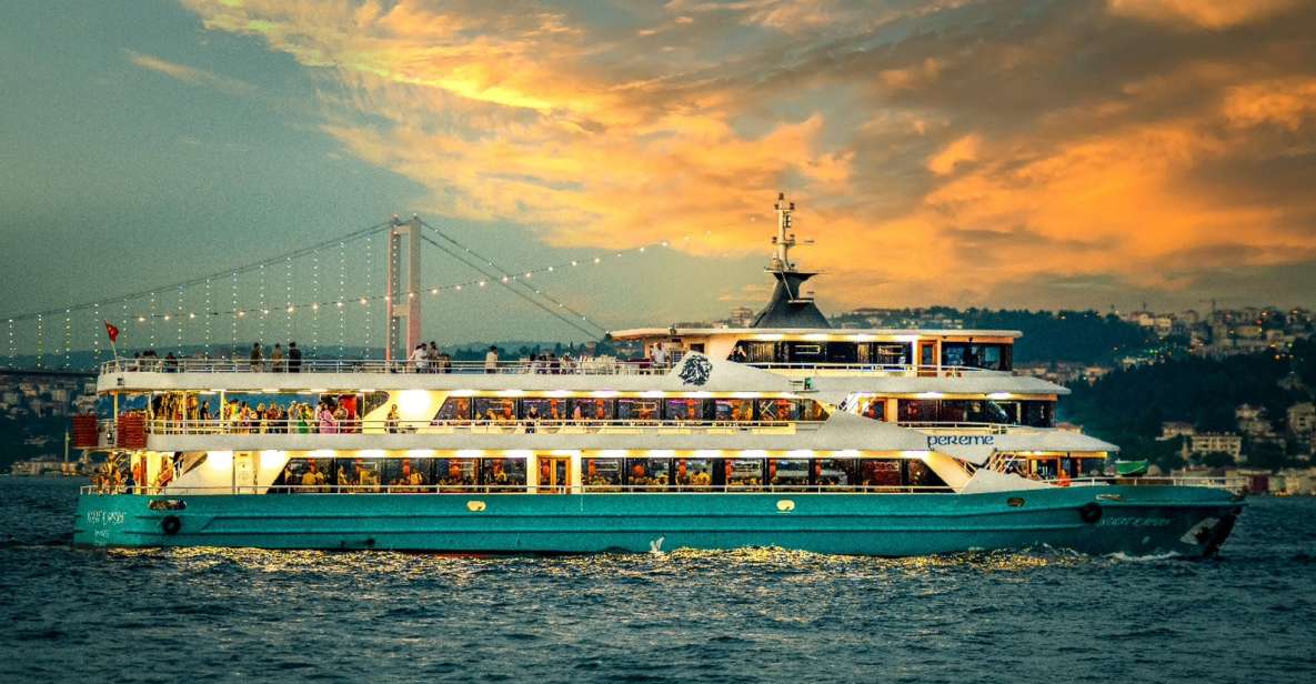 Istanbul: Bosphorus Dinner Cruise , Unlimited Drinks, & Show - Inclusions and Amenities