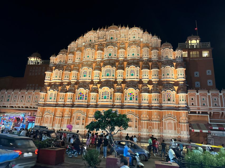 Jaipur: Guided Night Tour With Optional Food Tasting - Key Attractions to Visit