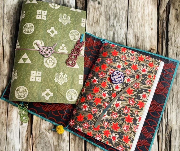 Japanese Paper Notebook and Mizuhiki Belt Bookmark Workshop - How to Reserve Your Spot