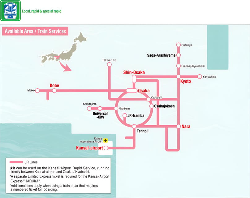 JR West: Kansai Mini Pass - Travel Highlights