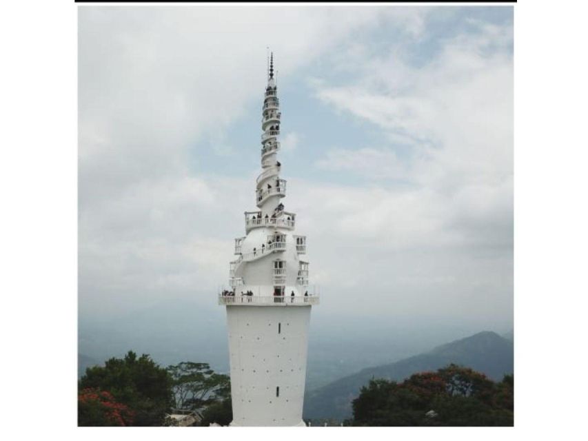 Kandy to Pinnawala Orphanage and Ambuluwawa TukTuk Day Tour - Ambuluwawa Tower Experience