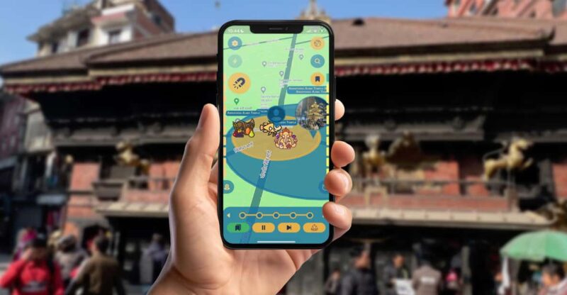 Kathmandu Durbar Walking Tour With Smartphone App - Mobile App Features