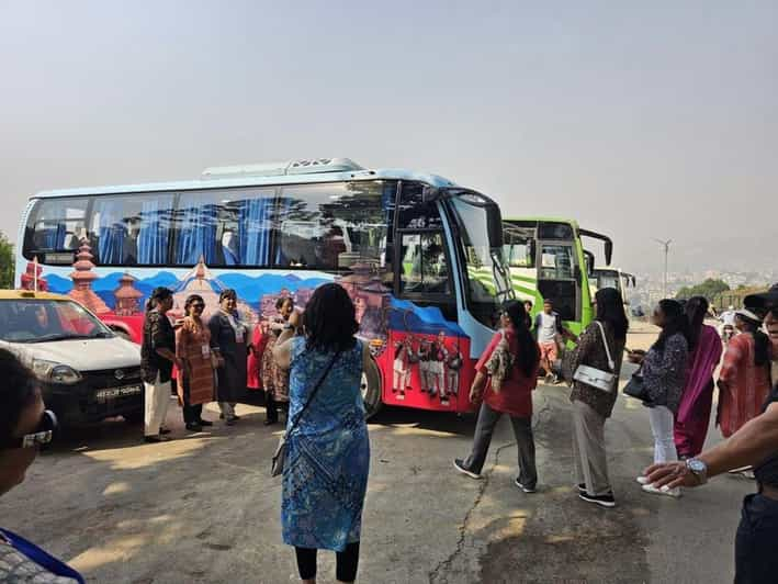 Kathmandu Valley Luxury Cultural Heritage Bus Day Tour - Transportation Details