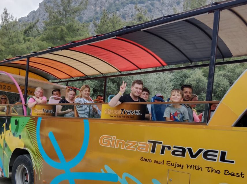 Kemer: Party Bus to Goynuk Canyon With Entrance Ticket - Included Activities