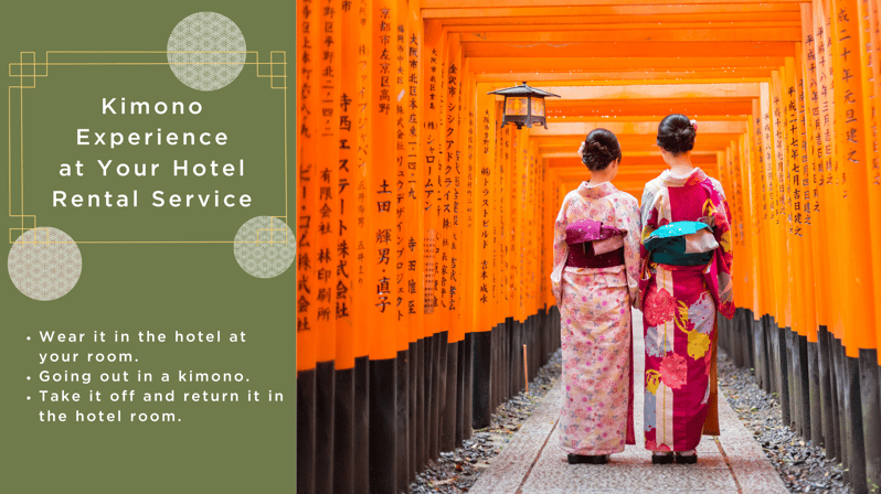 Kimono Experience at Your Hotel - Rental Service - Contact and Additional Information