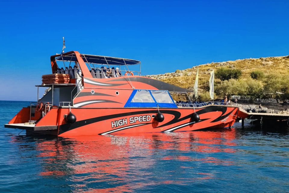 Kiotari, Lardos, Lindos: High Speed Boat Trip to Rhodes Town - Pickup Locations