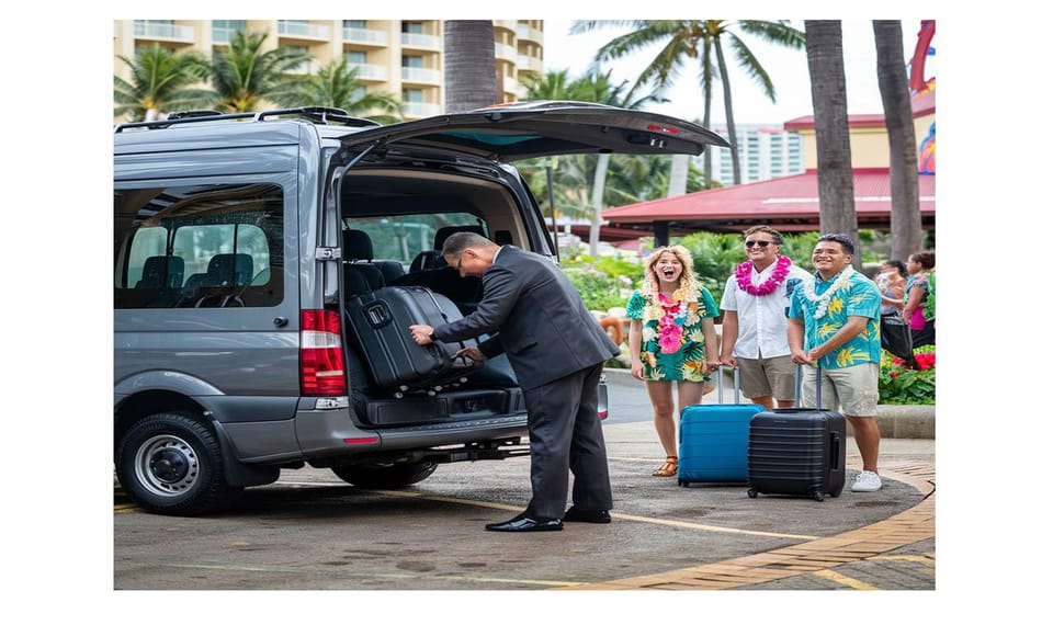 Koolina to HNL Airport Private Transfer by Passenger Van - Pickup Details