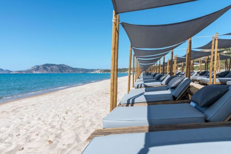 Kos: Diamond Beach Day With Transfers and Sun Lounge - Beach Amenities and Activities