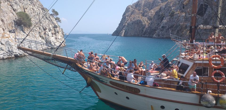 Kos Island: 3-Island Wooden Ship Cruise W/ Lunch - Onboard Experience