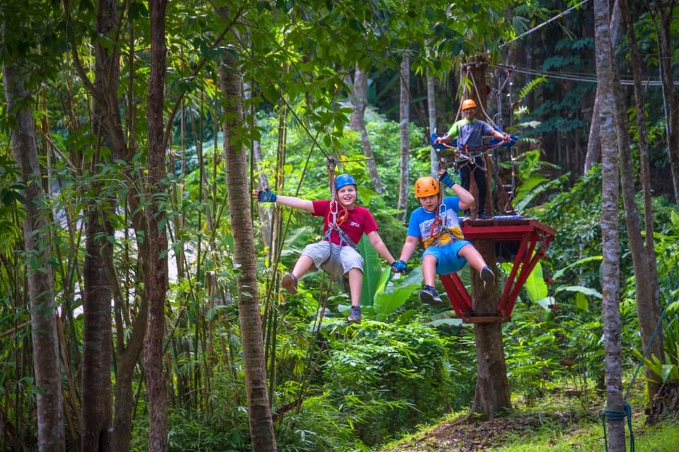 Krabi: Ultimate Zipline Games Challenge - Safety and Instruction