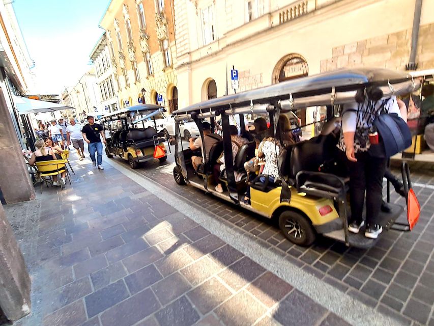 Krakow: Private Panoramic Tour by Golf Cart With Audio Guide - Comfortable Golf Cart Experience