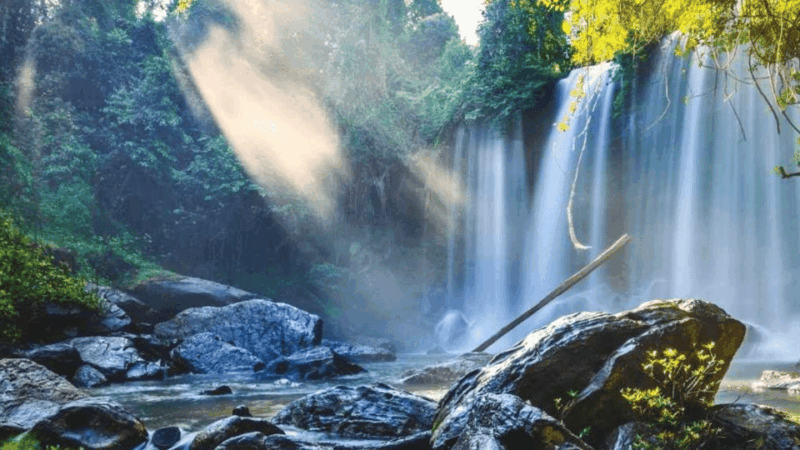 Kulen Mountain: Full-Day Private Waterfall Tour - Optional Temple Visit