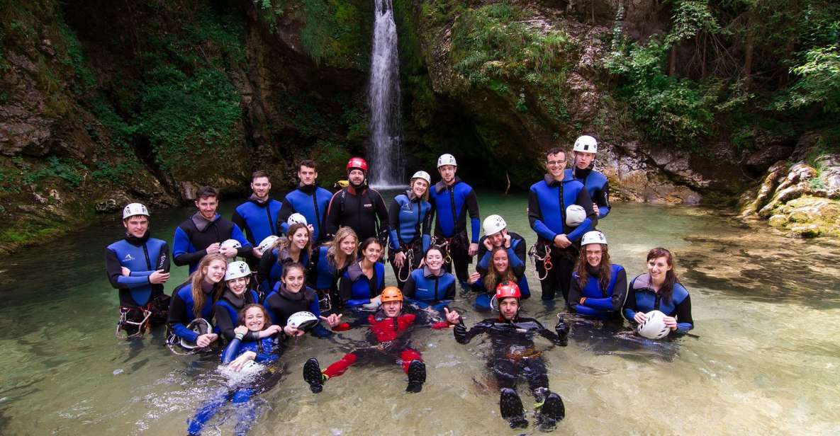 Lake Bled: Bohinj Valley Canyoning Tour With Photos - Activities Included