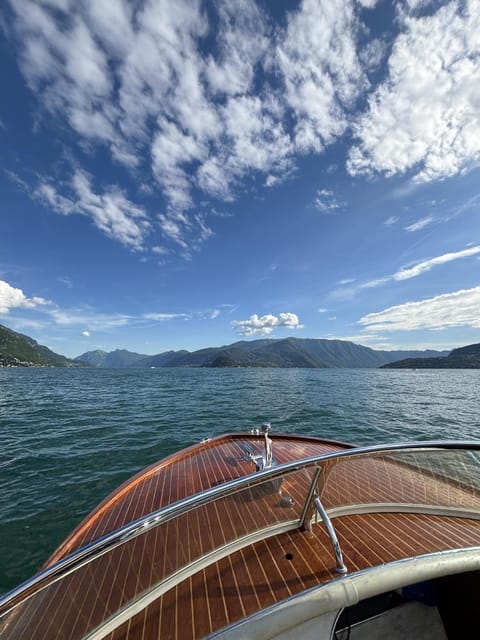 Lake Como: Private Tour on a Wooden Boat W/ Swim & Prosecco - Itinerary and Stops