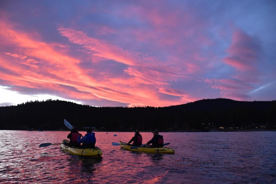 Lake Tahoe Sunset Kayak Tour - Experience Highlights