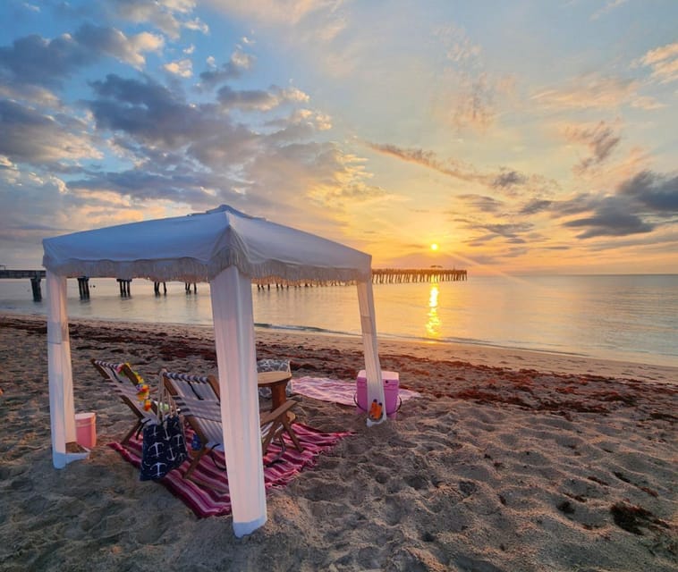 Lake Worth Pier: All-Inclusive Beach Day Cabana Rental - Customization Options Available