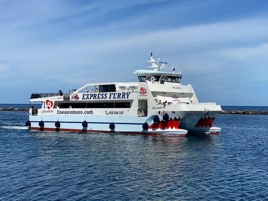 Lanzarote: Return Ferry to La Graciosa With Bus Pickup - Pickup and Departure Times