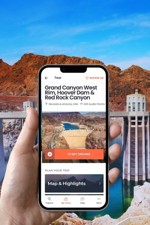 Las Vegas Day Trips: Self-Guided Audio Driving Tour - Grand Canyon West Rim