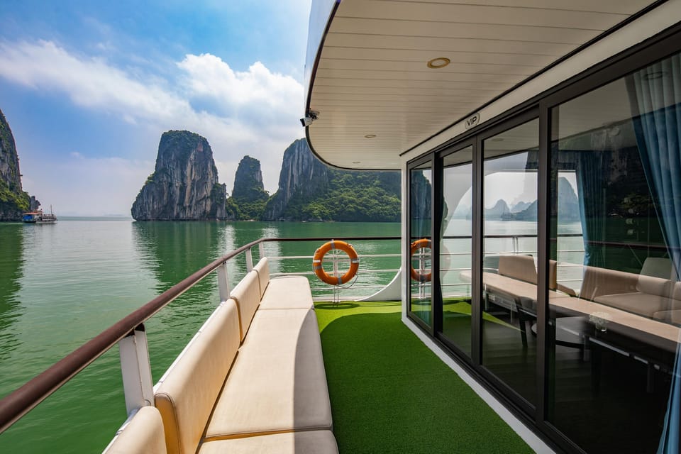 Light Cruise Halong Day Cruise With Small Group on Boat - Included Amenities