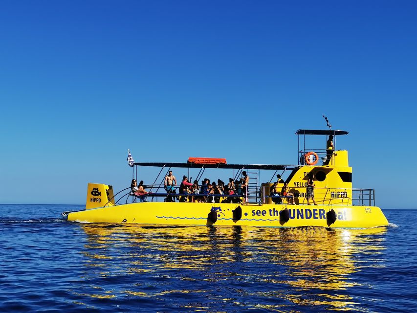 Lindos: Submarine Cruise With Swimming Stop at Navarone Bay - Onboard Amenities