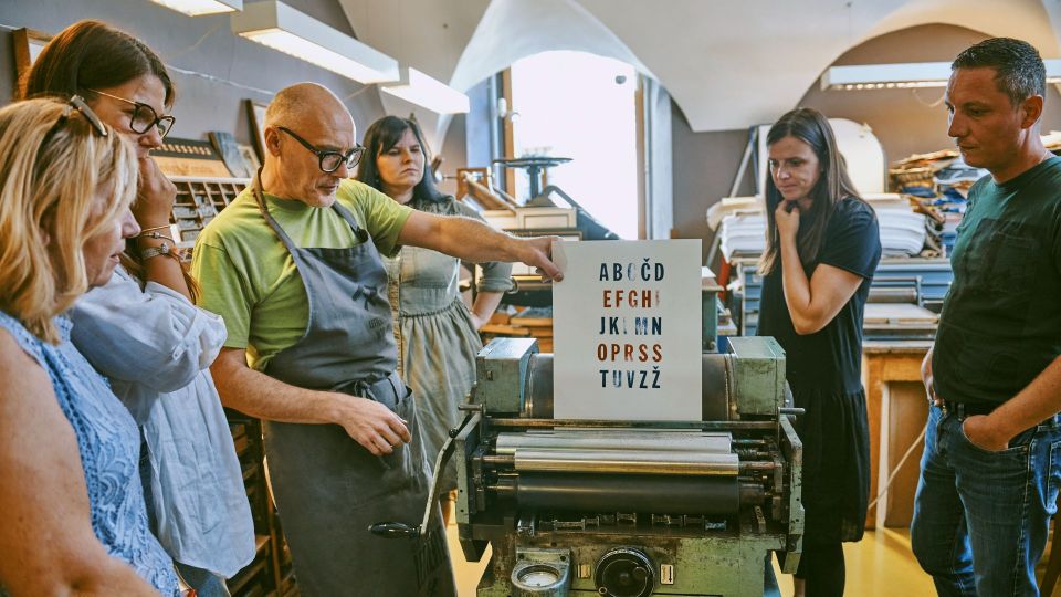 Ljubljana: Print a Poster in an Old Print Shop - What to Expect