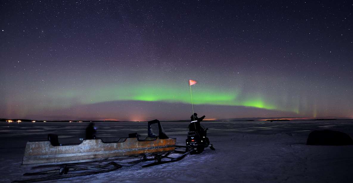 Luleå : Northern Lights Tour on a Snowmobile Drawn Sled - Detailed Itinerary