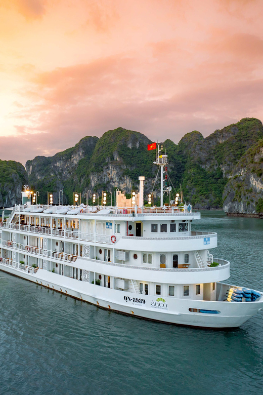 Luxury 5 Star Cruise -2 Day Halong Bay Cruise With Kayaking - Day 1 Activities