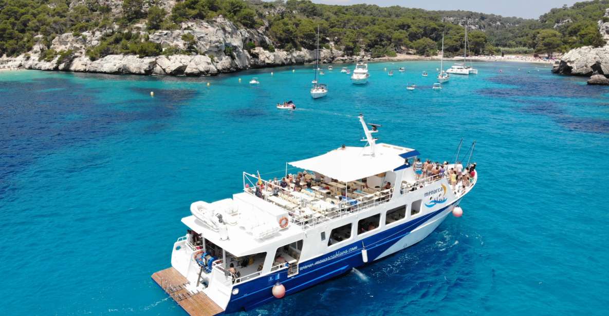 Menorca: Natural Coves and Beaches Boat Trip & Paella Lunch - Inclusions and Amenities