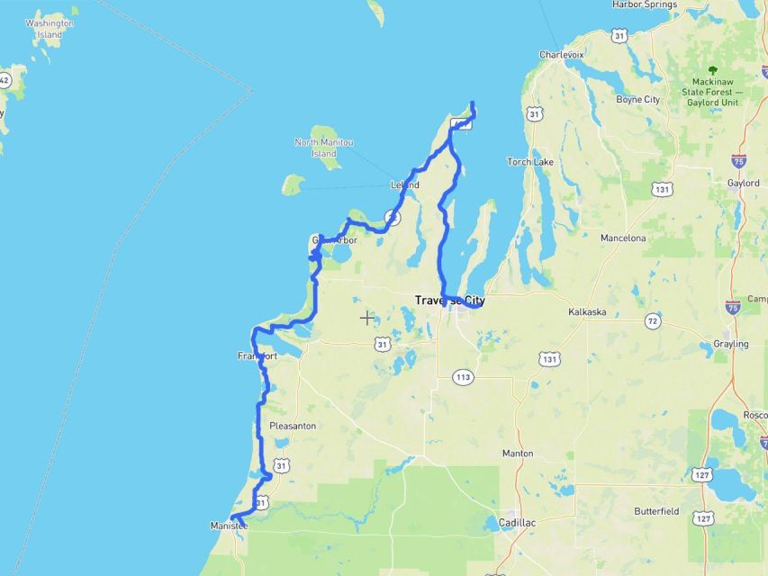 Michigan Lakeshore, M-22: Self-Guided Audio Driving Tour - Pricing and Availability