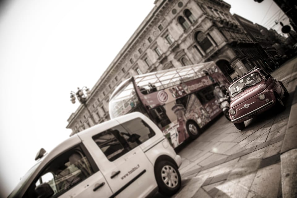 Milan: Grand Tour by Vintage Red Fiat 500 (4 Hs, 4 Stops) - Notable Sites to Visit