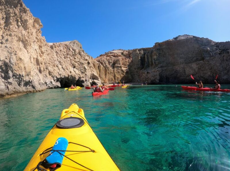 Milos: Kayaking Tour to Tsigrado and Gerakas Beach - Inclusions