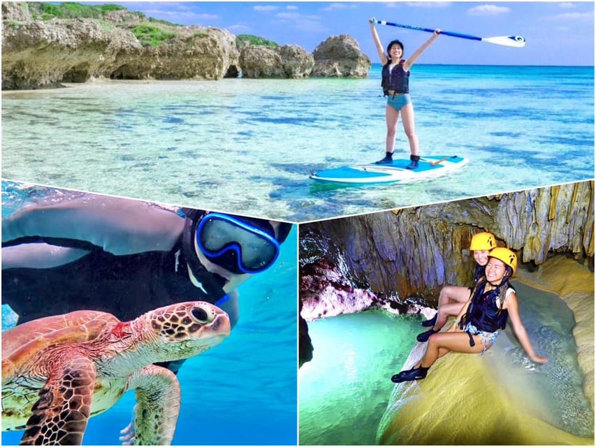 Miyako Island: 3 Sets! Snorkeling/Limestone Caving/Beach SUP - Beach Stand-Up Paddleboarding