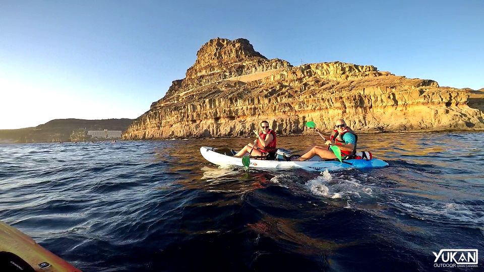 Mogán Beach: Guided Kayak to Caves and Snorkeling Tour - Meeting Location