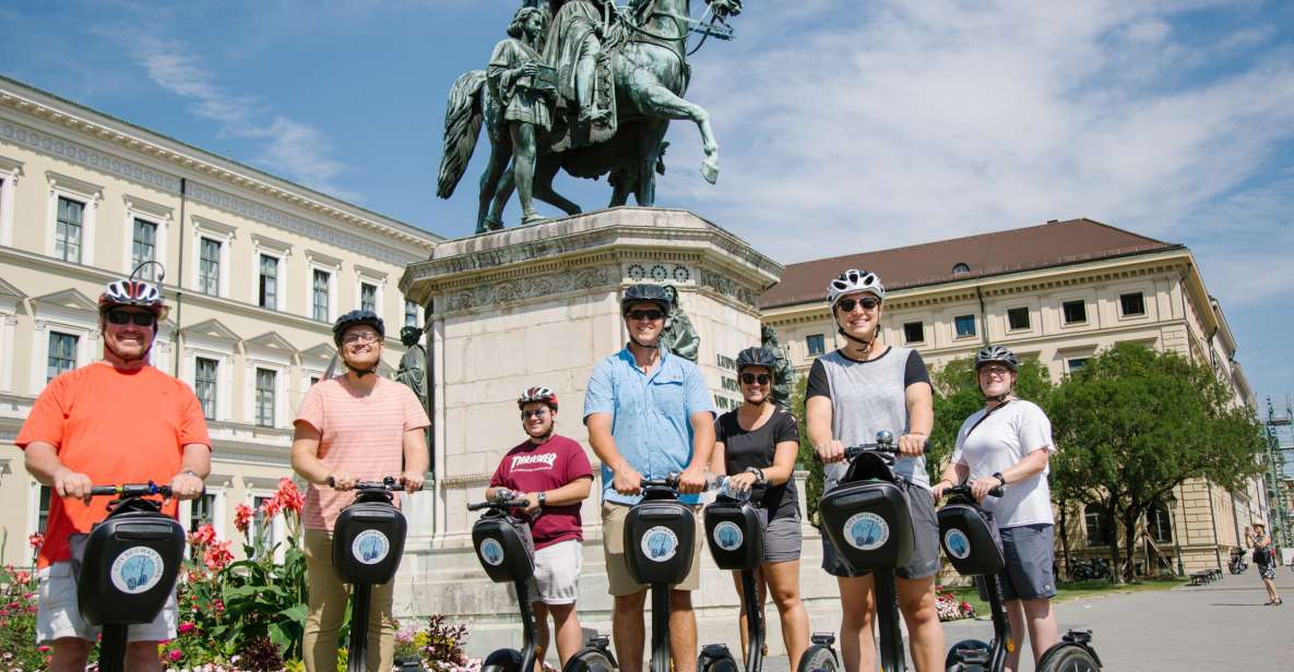 Munich 3-Hour Segway Tour: Nazi Munich & Royal Architecture - Inclusions and Restrictions