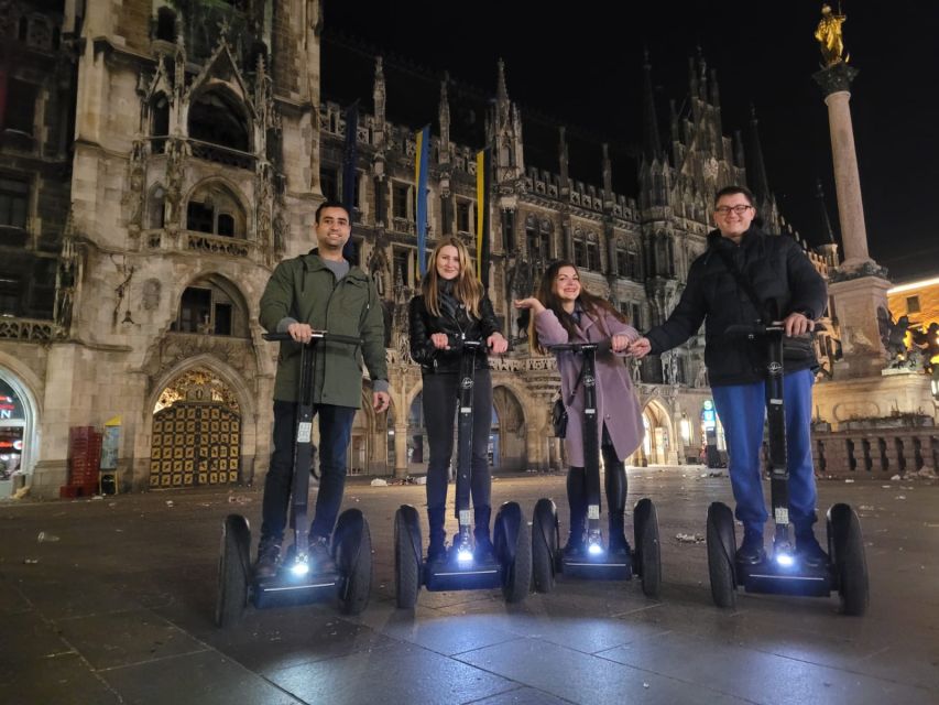 Munich: Guided City Highlights Night Tour by Segway - Tour Inclusions and Suitability