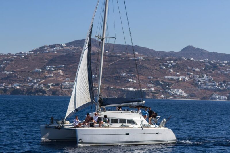 Mykonos: Catamaran Cruise With Meal and Drinks - Itinerary Details