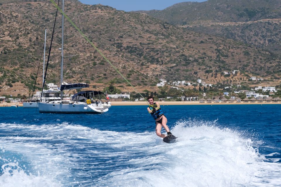 Mylopotas: Private Mastercraft X Boat Ride With Wakeboarding - Water Sports Activities Available