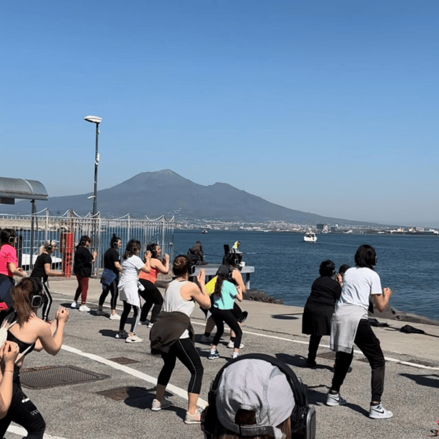 Naples: Fitness Walk at Sunset, Sea and Vesuvius - Digital Photos and Video Memories