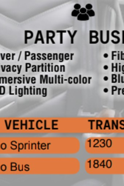 Nashville: Party Bus Experience - Duration and Pickup
