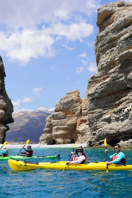 Naxos: Moutsouna Caves Sea Kayak Tour, Snorkeling & Picnic - Included Experiences