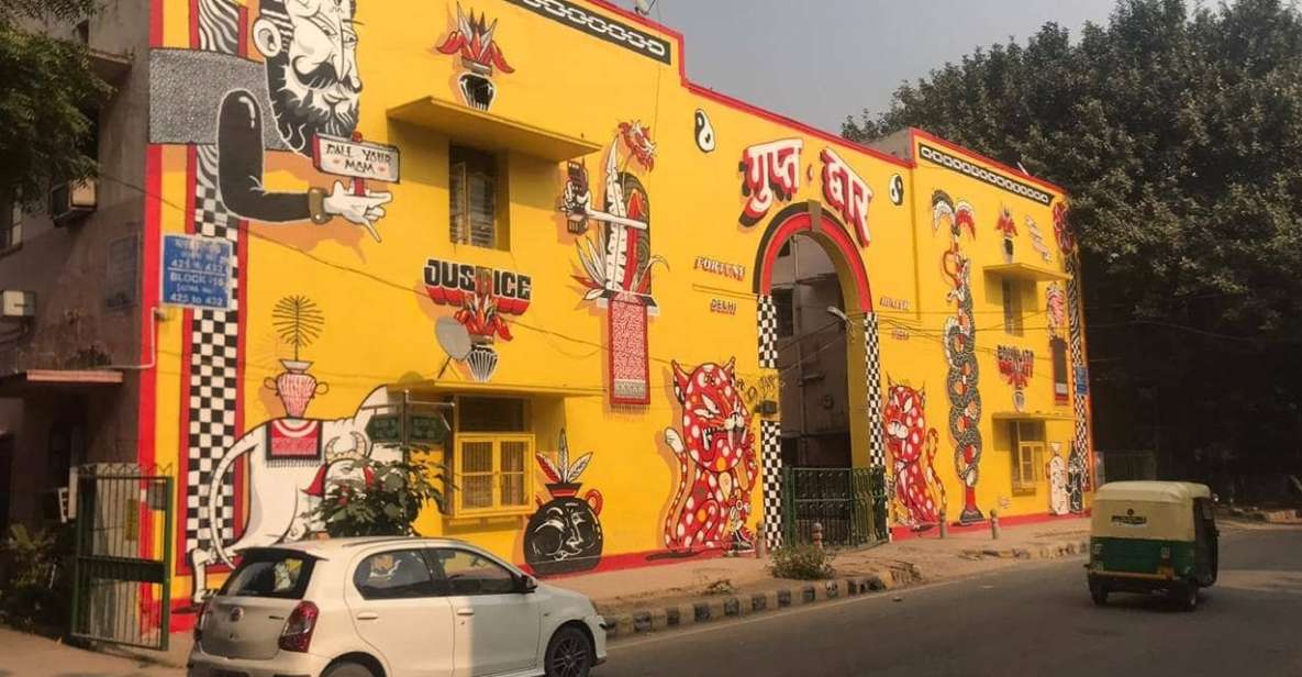 New Delhi: Bohemian Delhi Street Art Tour With Lake Cafe - Detailed Itinerary