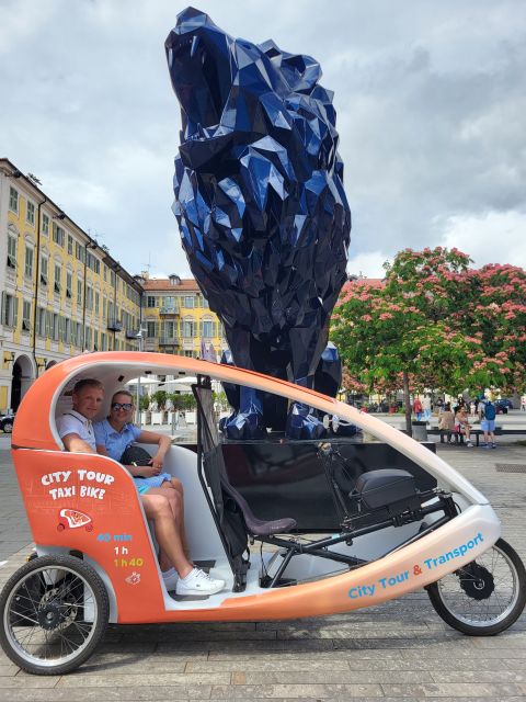 Nice: Guided Tour in Electric Assisted Velotaxi. - Inclusions